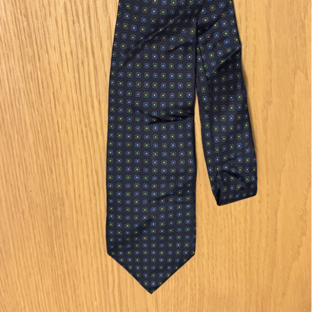 Brooks Brothers Blue Silk Patterned Tie